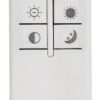 Rabalux 3335 Aquila LED Stropní svítidlo s ovladačem | Variabilní | Stmívatelné | 50W | Bílá | Černá