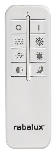 Rabalux 3335 Aquila LED Stropní svítidlo s ovladačem | Variabilní | Stmívatelné | 50W | Bílá | Černá