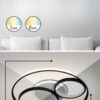 Rabalux 3335 Aquila LED Stropní svítidlo s ovladačem | Variabilní | Stmívatelné | 50W | Bílá | Černá