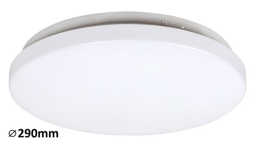 Rabalux 3338 Rob LED Moderní stropní svítidlo | Teplá bílá | 20W | Bílá