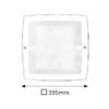 Rabalux 3393 Charles LED LED Moderní stropní svítidlo | Přírodní bílá | 18W | Bílá