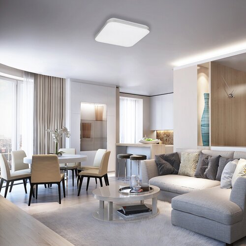 Rabalux 3409 Oscar LED Moderní stropní svítidlo | Přírodní bílá | 36W | Bílá