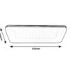 Rabalux 3410 Oscar LED Moderní stropní svítidlo | Přírodní bílá | 36W | Bílá | Chrom | Kov
