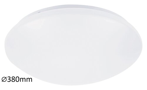 Rabalux 3436 Lucas LED stropní svítidlo | Přírodní bílá | 24W | Bílá