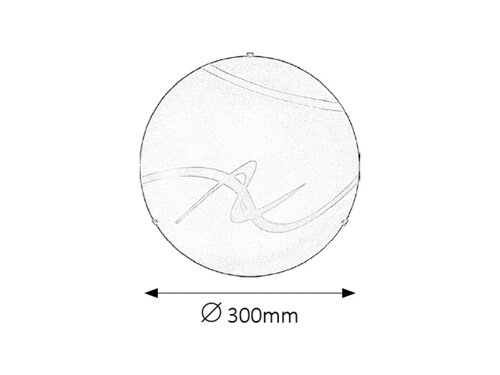 Rabalux 3445 Soley LED LED stropní svítidlo | Teplá bílá | 12W | Bílá