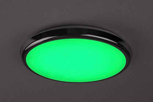 Rabalux 3464 Balthasar LED Stropní venkovní světlo | RGB | Variabilní | Stmívatelné | 18W | Bílá | Chrom | Kov