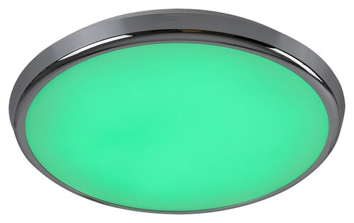 Rabalux 3464 Balthasar LED Stropní venkovní světlo | RGB | Variabilní | Stmívatelné | 18W | Bílá | Chrom | Kov