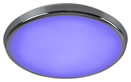 Rabalux 3464 Balthasar LED Stropní venkovní světlo | RGB | Variabilní | Stmívatelné | 18W | Bílá | Chrom | Kov