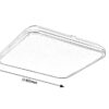 Rabalux 3479 Linden LED Stropní svítidlo s ovladačem | Variabilní | Stmívatelné | 7,2W | Bílá | Chrom | Kov
