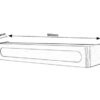 Rabalux 3480 Jakub LED Vnitřní osvětlení | Přírodní bílá | 12W | Bílá | Chrom | Kov