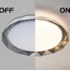Rabalux 3482 Arcadia LED Moderní stropní svítidlo | Teplá bílá | Stmívatelné | 48W | Bílá | Šedá
