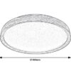 Rabalux 3500 Sherwood LED Stropní svítidlo s ovladačem | Variabilní | Stmívatelné | 50W | Bílá | Dřevo