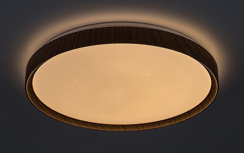 Rabalux 3500 Sherwood LED Stropní svítidlo s ovladačem | Variabilní | Stmívatelné | 50W | Bílá | Dřevo