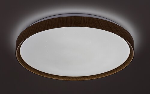 Rabalux 3500 Sherwood LED Stropní svítidlo s ovladačem | Variabilní | Stmívatelné | 50W | Bílá | Dřevo