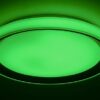 Rabalux 3510 Everest Smart LED Stropní svítidlo | RGB | Variabilní | Stmívatelné | 40W | Bílá | Kov | Stříbrná