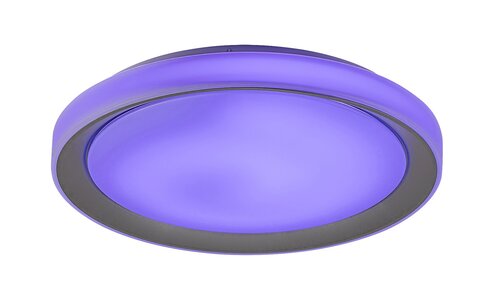 Rabalux 3510 Everest Smart LED Stropní svítidlo | RGB | Variabilní | Stmívatelné | 40W | Bílá | Kov | Stříbrná