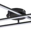 Rabalux 3514 Svetlana LED Moderní stropní svítidlo | Teplá bílá | 25W | Bílá | Černá