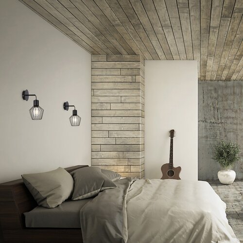 Rabalux 3538 Belano Nástěnné svítidlo | E27 | Černá