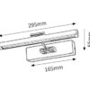 Rabalux 3640 Picture guard LED Moderní nástěnní svítidlo | Teplá bílá | 5W | Chrom | Kov