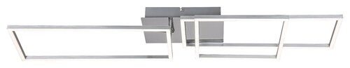 Rabalux 3659 Cesario LED Moderní stropní svítidlo | Přírodní bílá | 44W | Bílá | Chrom | Kov