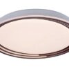 Rabalux 3750 Valter LED Moderní stropní svítidlo | Teplá bílá | Stmívatelné | 36W | Bílá | Hnědá