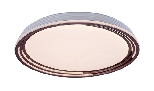 Rabalux 3750 Valter LED Moderní stropní svítidlo | Teplá bílá | Stmívatelné | 36W | Bílá | Hnědá