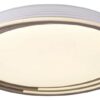 Rabalux 3750 Valter LED Moderní stropní svítidlo | Teplá bílá | Stmívatelné | 36W | Bílá | Hnědá