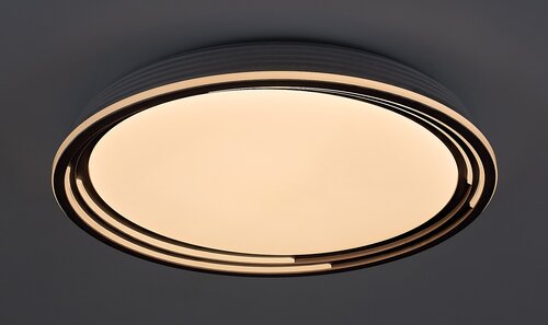 Rabalux 3750 Valter LED Moderní stropní svítidlo | Teplá bílá | Stmívatelné | 36W | Bílá | Hnědá