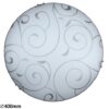 Rabalux 3853 Harmony Lux Stropní svítidlo | E27 | Bílá | Chrom | Kov