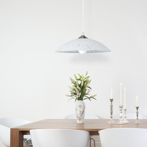Rabalux 3856 Harmony Lux Skleněný lustr | E27 | Bílá