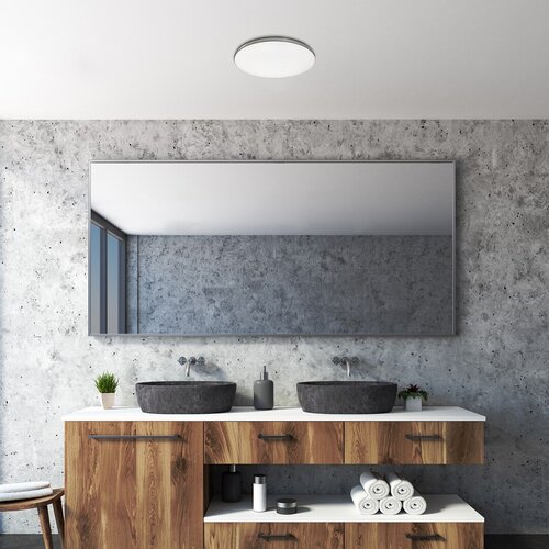 Rabalux 3875 Toma LED Koupelnové stropní svítidlo | Přírodní bílá | 30W | Bílá | Chrom | Kov