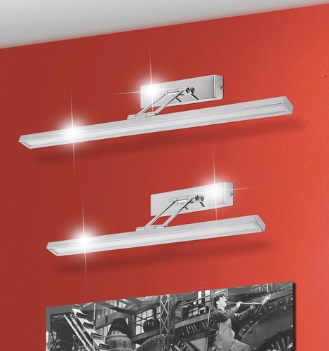 Rabalux 3907 Picture slim LED Moderní nástěnní svítidlo | Přírodní bílá | 8W | Chrom | Kov