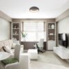 Rabalux 3928 Adeline LED Stropní svítidlo s ovladačem | Variabilní | Stmívatelné | 24W | Bílá | Šedá