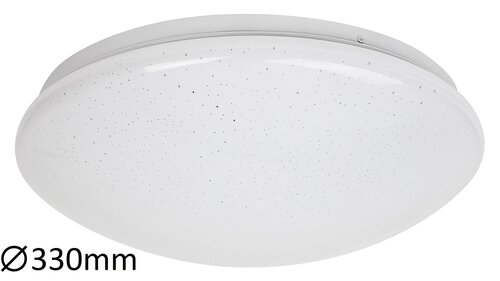 Rabalux 3937 Lucas LED Moderní stropní svítidlo | Přírodní bílá | 18W | Bílá