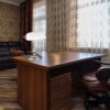 Rabalux 4037 Bank Klasická stolní lampička | E27 | Bílá | Chrom | Kov