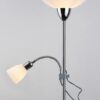 Rabalux 4059 Diana Stojací lampa | E27 | Bílá | Chrom | Kov