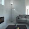 Rabalux 4062 Action Stojací lampa | E27 | Bílá | Černá