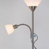 Rabalux 4064 Action Stojací lampa | E27 | Bílá | Chrom | Kov