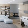 Rabalux 4065 Action Stojací lampa | E27 | Barevný kov | Bílá | Bronz
