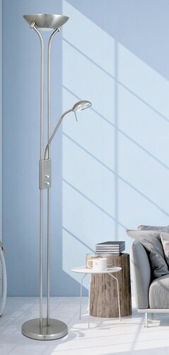 Rabalux 4075 Beta Stmívatelná stojací lampa | R7S | Teplá bílá | Stmívatelné | Chrom | Kov