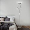 Rabalux 4077 Gamma Stmívatelná stojací lampa | R7S | Teplá bílá | Stmívatelné | Chrom | Kov