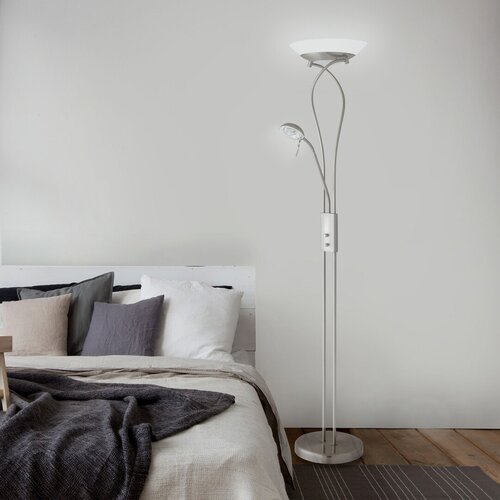 Rabalux 4077 Gamma Stmívatelná stojací lampa | R7S | Teplá bílá | Stmívatelné | Chrom | Kov