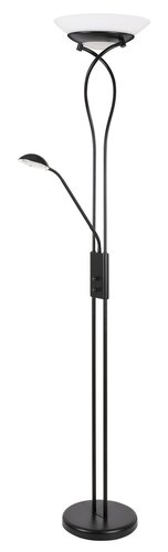 Rabalux 4554 Gamma Trend Stojací lampa | E27 | Bílá | Černá