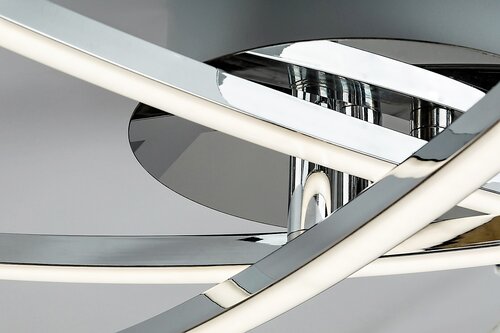 Rabalux 4606 Cyclone LED Moderní stropní svítidlo | Přírodní bílá | 21W | Bílá | Chrom | Kov