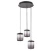 Rabalux 5027 Delice LED Moderní stropní svítidlo | Přírodní bílá | 18W | Černá
