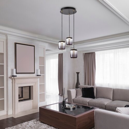Rabalux 5027 Delice LED Moderní stropní svítidlo | Přírodní bílá | 18W | Černá