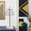 Rabalux 5030 Aviana LED Moderní stolní lampička | Přírodní bílá | 6W | Bílá