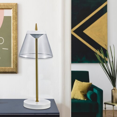Rabalux 5030 Aviana LED Moderní stolní lampička | Přírodní bílá | 6W | Bílá