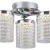 Rabalux 5042 Astrella LED Moderní stropní svítidlo | Přírodní bílá | 18W | Chrom | Kov