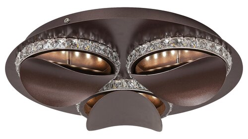Rabalux 5050 Capriana LED Moderní stropní svítidlo | Přírodní bílá | Stmívatelné | 18W | Hnědá